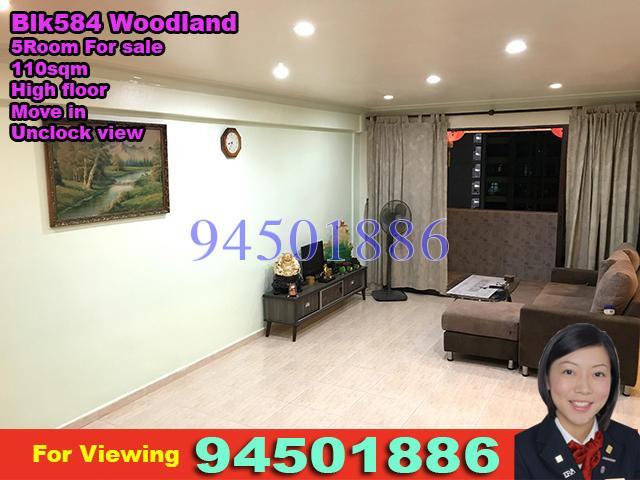 Blk 584 Woodlands Drive 16 (Woodlands), HDB 5 Rooms #143173582